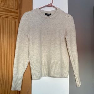Banana Republic Wool Puff-Sleeve Sweater
